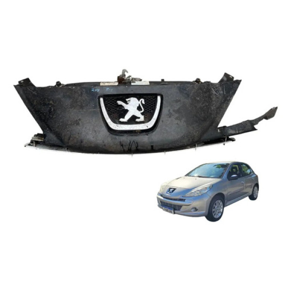 Parachoque Dianteiro Peugeot 207 2008 2009 2010 A 2013 Preto