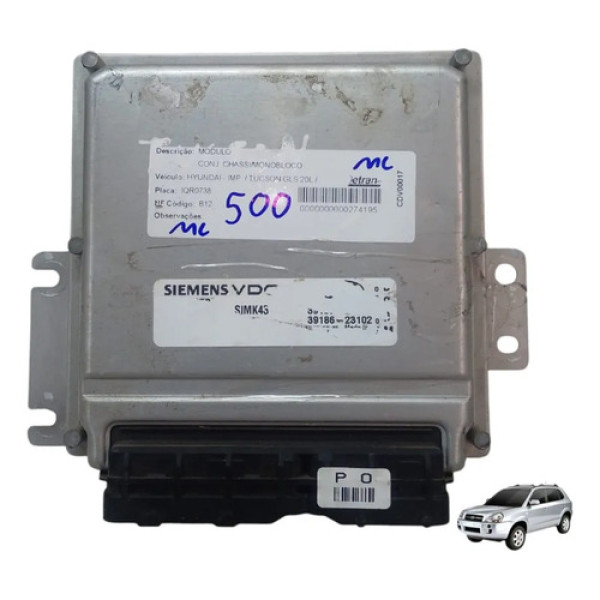 Modulo Injecao Ecu Hyundai Tucson 2.0 16v Gasolina 2007 2012