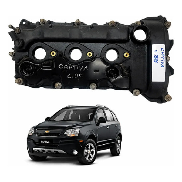 Tampa Válvula Cabeçote Esquerda Gm Captiva 3.6 2012 12626265 Preto