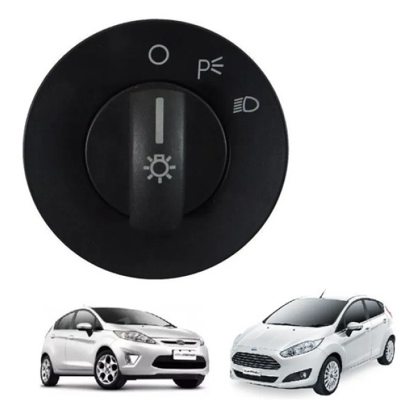 Botão Chave Luz Farol Ford New Fiesta 2011 2012 2013 Orig