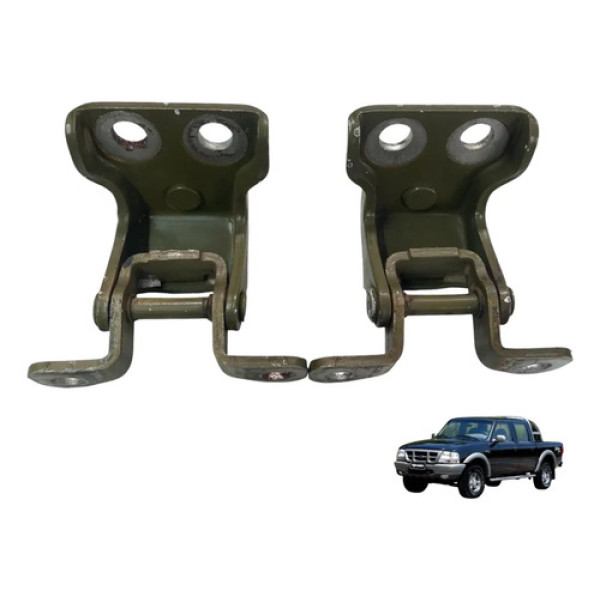 Par Dobradiça Porta Traseira Direita Ford Ranger 1994 Á 2011