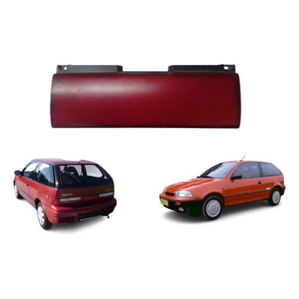 Lanterna Traseira Central Suzuki Swift 91 92 93 94 95 Ambos Lados Vermelho
