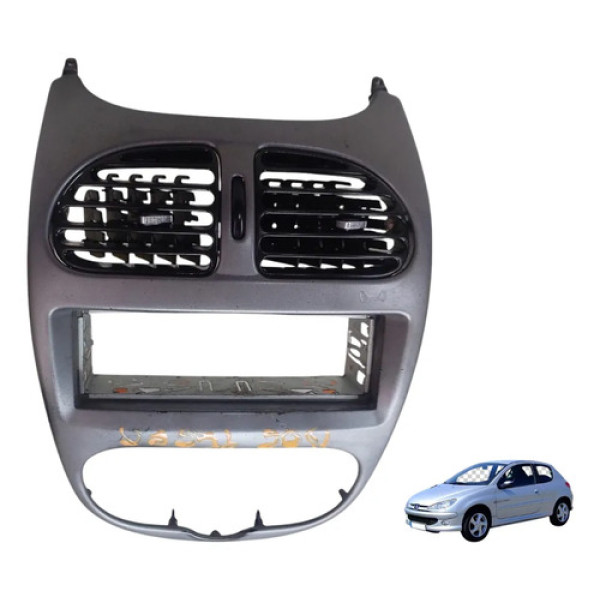 Moldura Central Com Difusor De Ar Peugeot 206 2003 A 2006