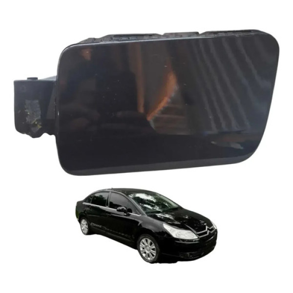 Portinhola Tanque Combustível Citroën C4 Pallas 2007 A 2013 Preto 2007
