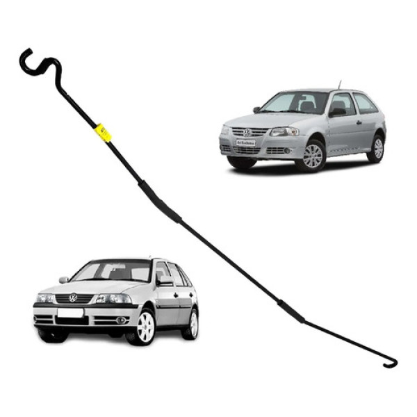 Vareta Haste Sustentação Capo Vw Gol Parati Saveiro G3 G4 Preto