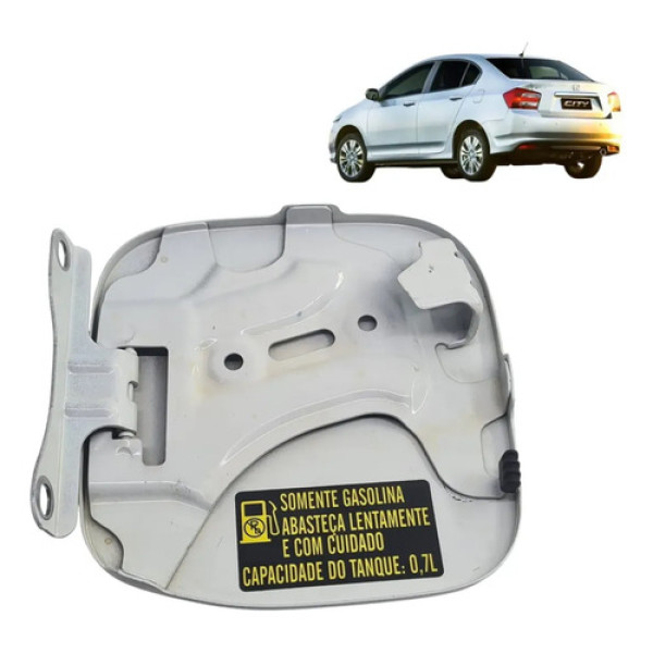 Portinhola Tampa Tanque Combustível Honda City 10 A 14 Branco 2011