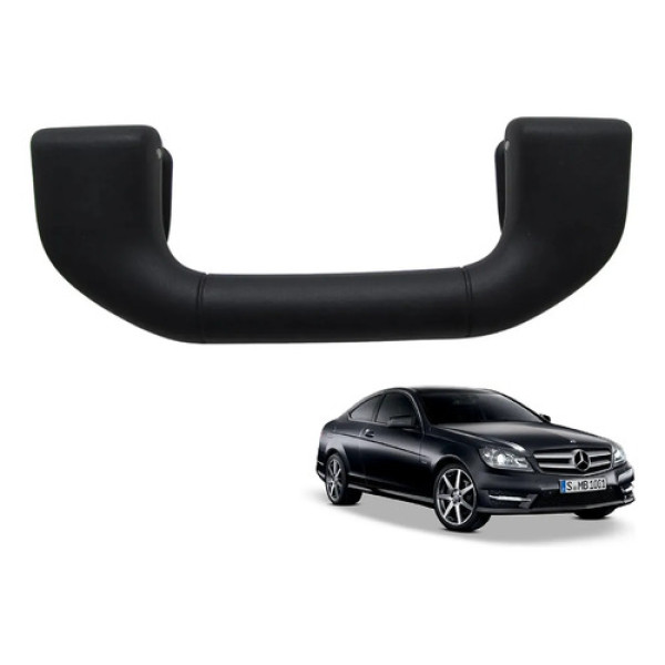 Alça Pega Mão Puta Merda Dianteiro Mercedes C180 Coupe 2014 Preto
