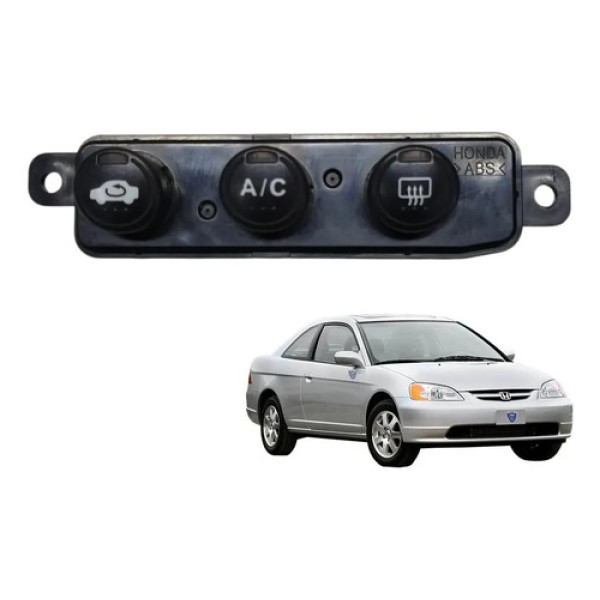 Comando Ar Condicionado Honda Civic 1.7 2001 A 2006 Original