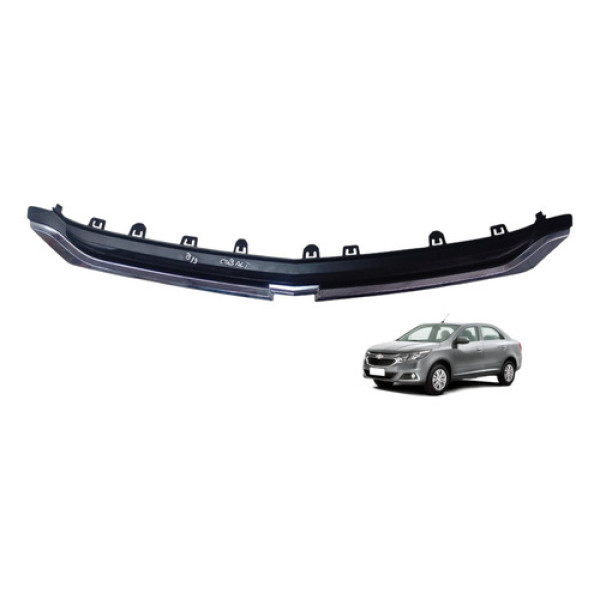 Grade Superior Parachoque Dianteiro Chevrolet Cobalt 16 20 Preto Brilhante