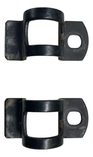Par Presilha Suporte Banco Fiat Palio Siena 1997/2007 Preta Preto