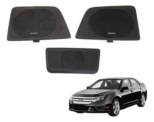 Grade Tela Auto Falante Traseiro Porta Malas Ford Fusion Preto