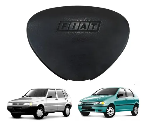 Botao Acionador Buzina Tampa Do Volante Fiat Fire Palio Uno Preto