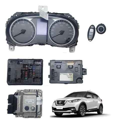 Kit Code Módulo Injeção Nissan Kicks 1.6 2018 Start Stop