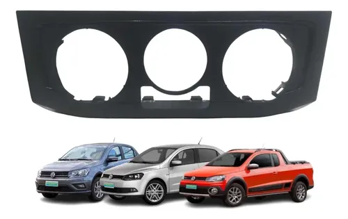Moldura Painel Ar Condicionado Gol Voyage G7 5u0820075 Prata