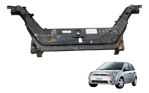 Painel Frontal Superior Com Detalhe Ford Fiesta 2005 A 2012