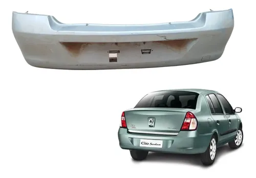 Parachoque Traseiro Clio Sedan 2006 2007 2008 2009