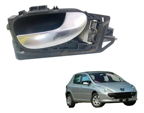 Maçaneta Interna Peugeot 307 2007 Traseiro Direito 2003 2014 Traseira