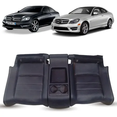 Bancos Assento Traseiro Mercedes C180 C350 Coupe 2012 A 2014 Preto