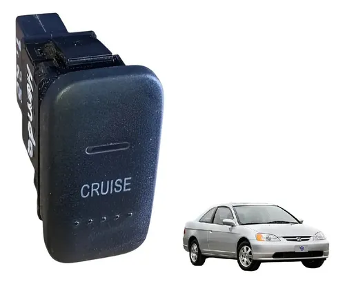 Botão Comando Cruise Honda Civic 2001-2006 M19902 Preto