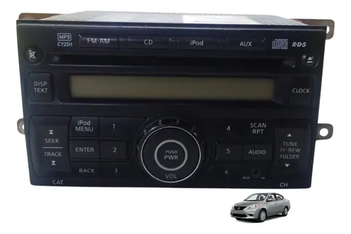 Radio Som Cd Player Mp3 Nissan Versa March 2012 2015 Pn3449a