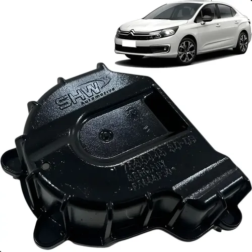 Tampa Defletor Bomba Oleo Citroen C4 Lounge 1.6 2015 2019 Preto