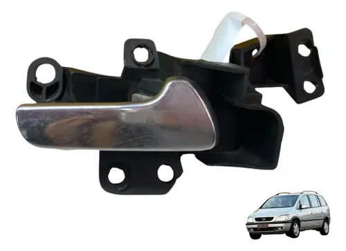 Maçaneta Int Diant Dir Chevrolet Zafira 2002 A 2004 93360070 Preto Dianteira