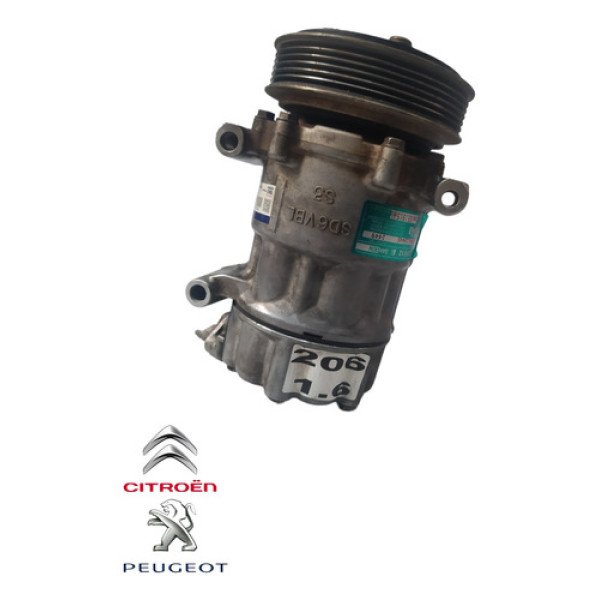 Compressor Ar Condicionado Peugeot 206 1.6 2001 9655191580
