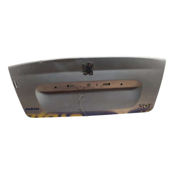 Tampa Traseira Porta Malas Peugeot 307 2003 A 2007 Prata