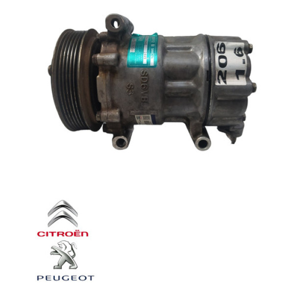 Compressor Ar Condicionado Peugeot 206 1.6 2008 9655191580