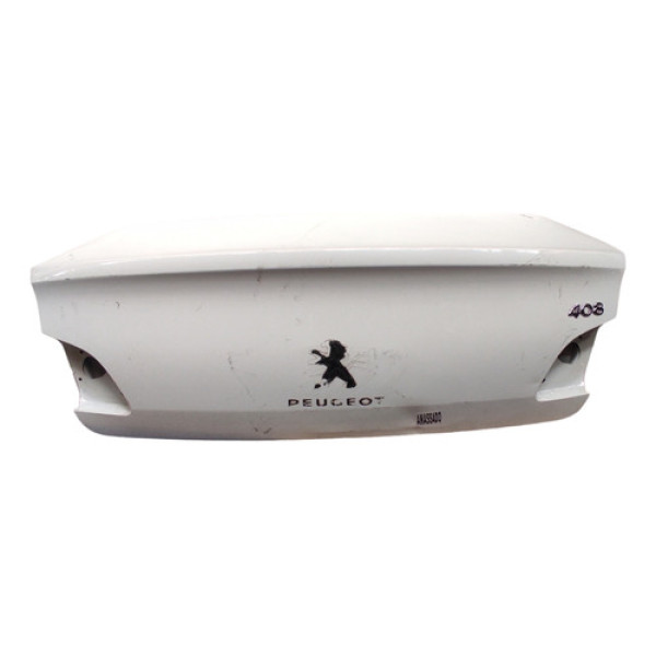 Tampa Traseira Porta Mala Peugeot 408 2011 A 2016 Branco