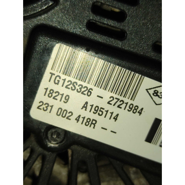 Alternador Renault Duster Captur Sandero 231002418r