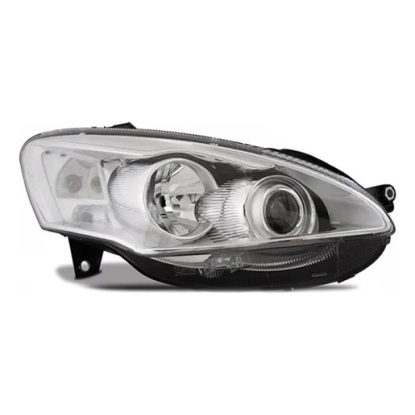 Farol Idea 2010 A 2014 2015 2016 Foco Duplo Cromado Direito 