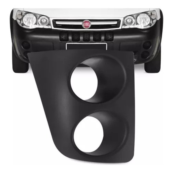 Moldura Farol Milha Palio Weekend Adventure 04 A 09 Com Furo