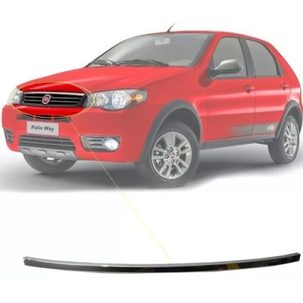 Friso Cromado Grade Fiat Palio Economy 2014 A 2020 