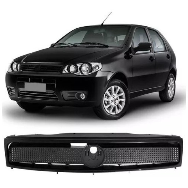 Grade Dianteira Palio G3 2004 A 2009 Siena Strada Preto