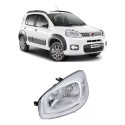 Farol Uno Way 2015 2016 2017 2018 Cromado Esquerdo Tyc