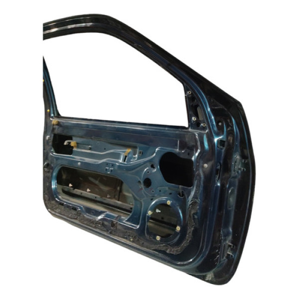 Porta Dianteira Esquerda Renault Clio 2005 A 2012 Verde 