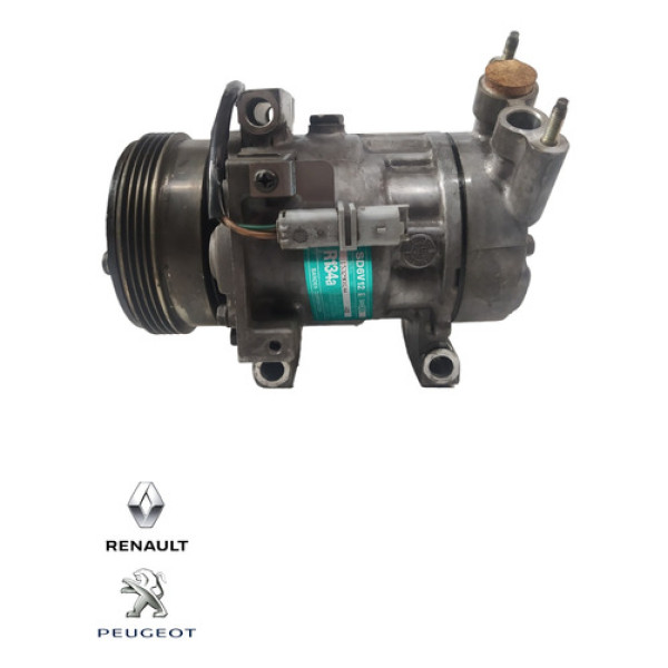 Compressor Do Ar Peugeot 206 207 Clio 1.0 Sd6v12 1432