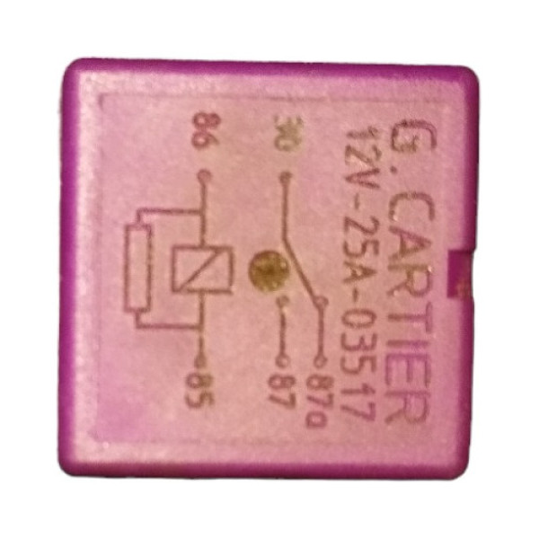 Relê Resistência Roxo 12v 25a 03517 Peugeot Citroen