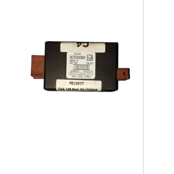 Módulo Central Alarme Citroën C4  2016 A 2017 9676430880