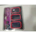 Moldura Grade Dianteira Vermelho Fiat Uno 2010 À 2014