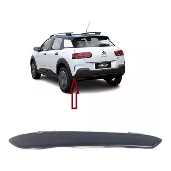 Acabamento Friso Parachoque Traseiro C4 Cactus Original Le