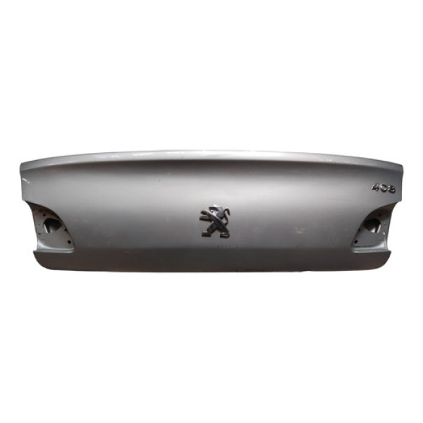 Tampa Traseira Porta Malas Peugeot 408 2012 A 2016 Prata 