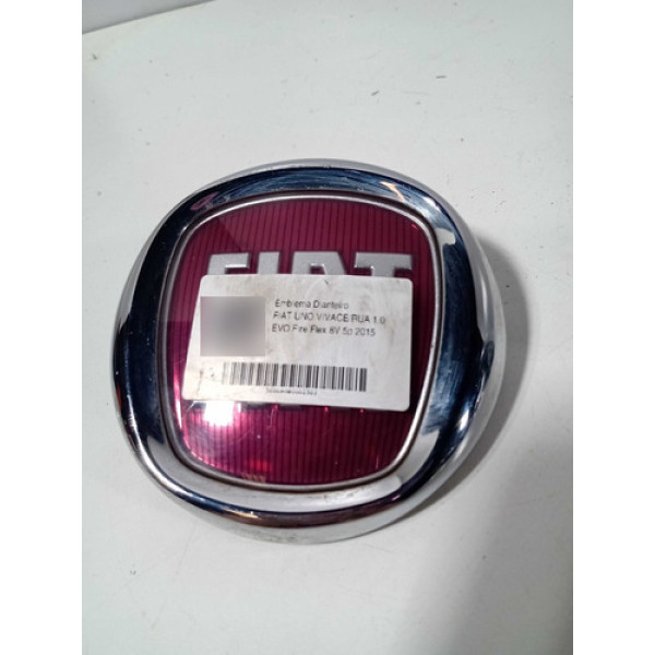 Emblema Dianteiro Fiat Uno Vivace 2015 Original 735446703