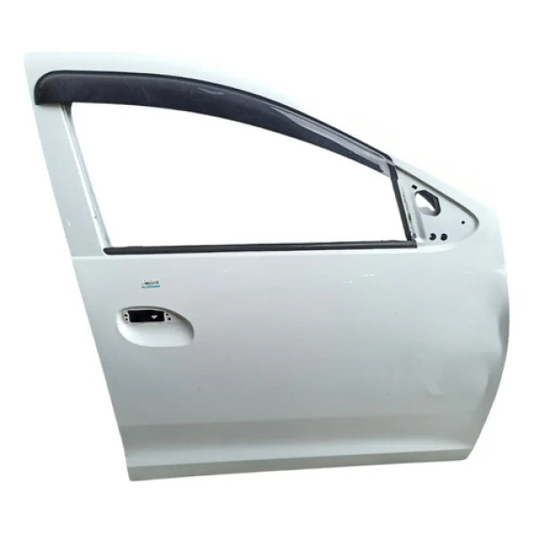 Porta Dianteira Direita Sandero 2015 A 2019 Com Avaria  Dianteira Direito Branco