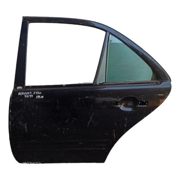 Porta Traseira Esquerda Mercedes E320 1998/1999 Traseira Esquerdo Preto