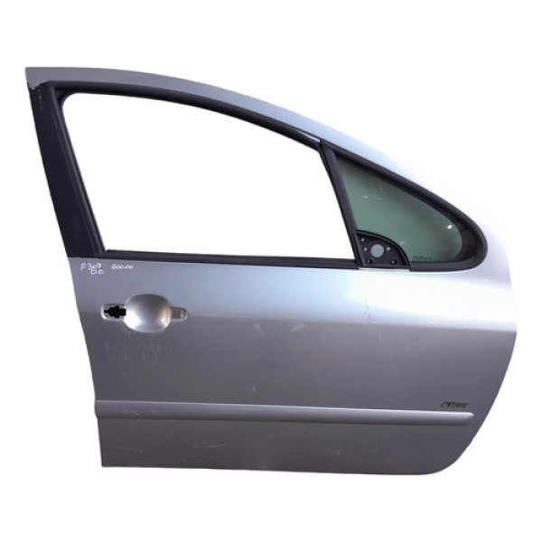 Porta Dianteira Direita Peugeot 307 Bom Estado Original  Dianteira Direito Prata