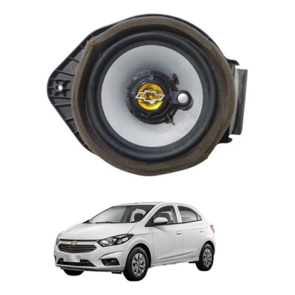 Auto Falante Porta Traseira Direita Onix Prisma 2013 A 2021 Preto
