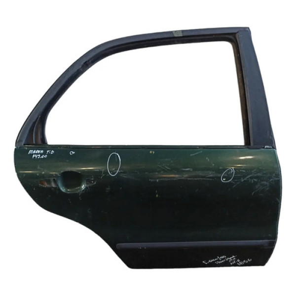 Porta Traseira Direita Fiat Marea Com Pequenos Detalhes  Traseira Direito Verde