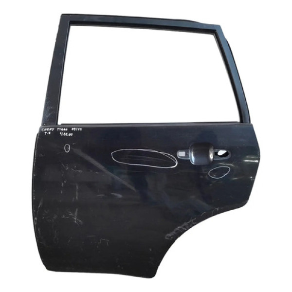 Porta Traseira Esquerda Chery Tiggo 2009 A 2012 Traseira Esquerdo Preto